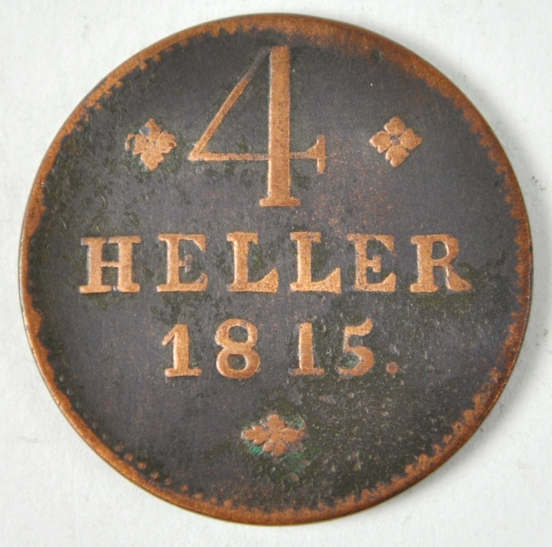 4 Heller 1815 (Blüchermuseum Kaub CC BY-NC-SA)