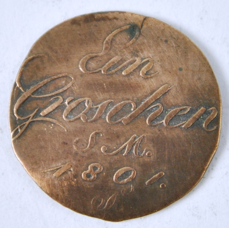 1 Groschen 1801 Mainz (Blüchermuseum Kaub CC BY-NC-SA)
