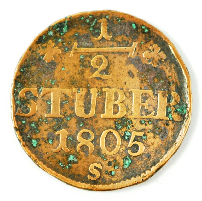 1/2 Stuber 1804 (Blüchermuseum Kaub CC BY-NC-SA)
