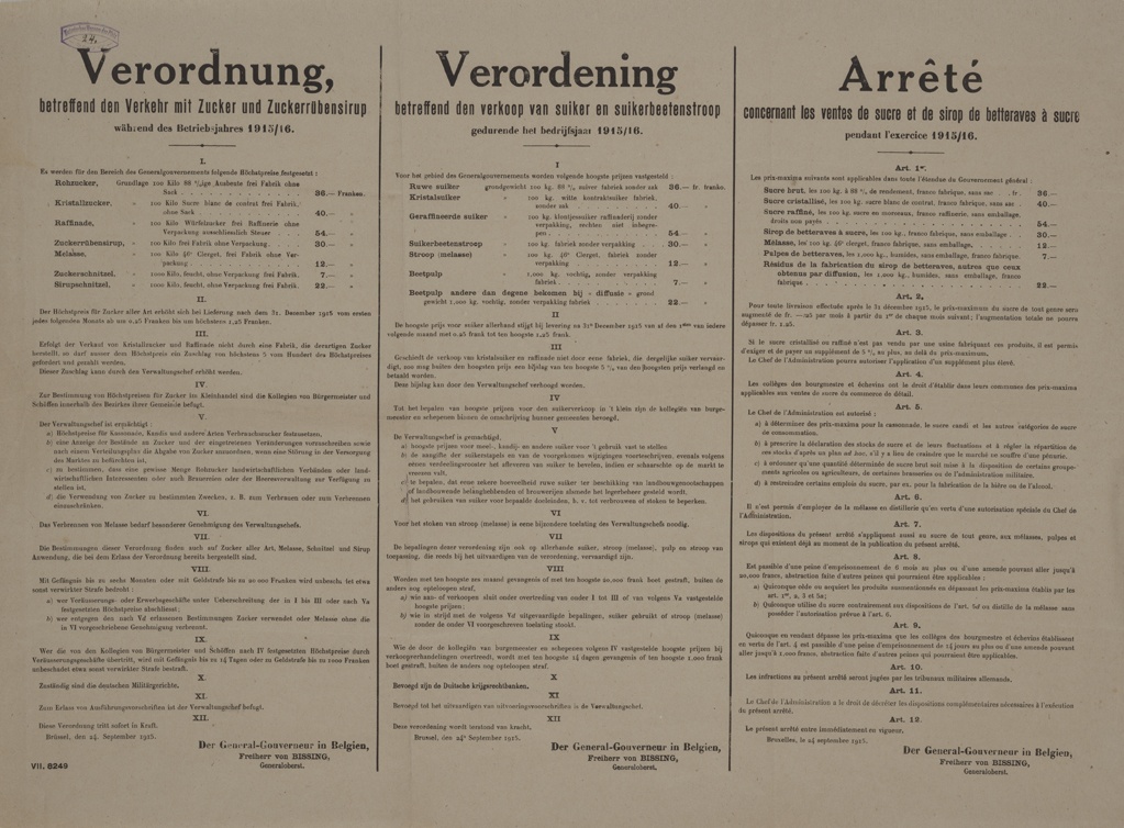 Dreisprachige Verordnung (Historisches Museum der Pfalz, Speyer CC BY)
