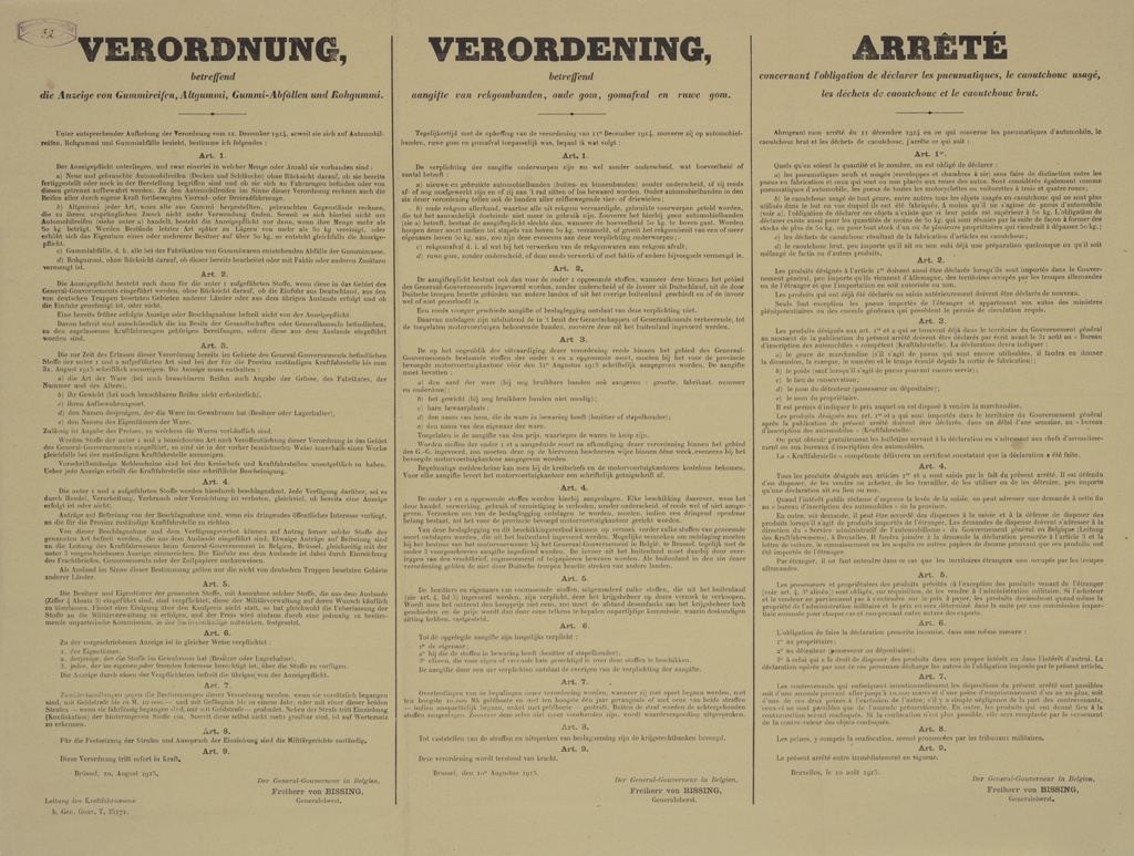 Verordnung, dreisprachig (Historisches Museum der Pfalz, Speyer CC BY)
