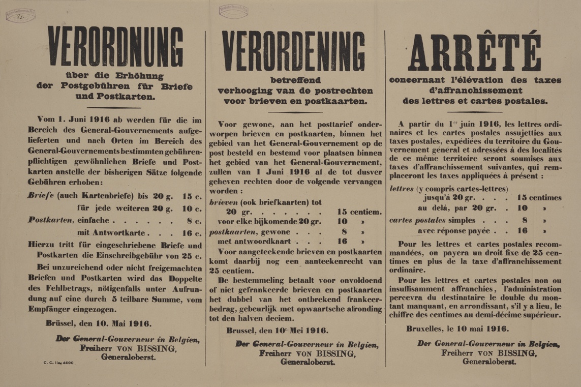 Verordnung, dreisprachig (Historisches Museum der Pfalz, Speyer CC BY)