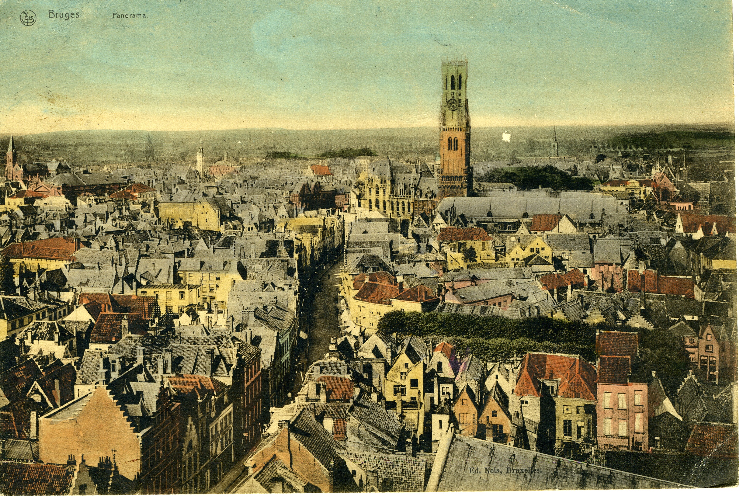 Panoramaansicht, Brügge (Historisches Museum der Pfalz, Speyer CC BY)