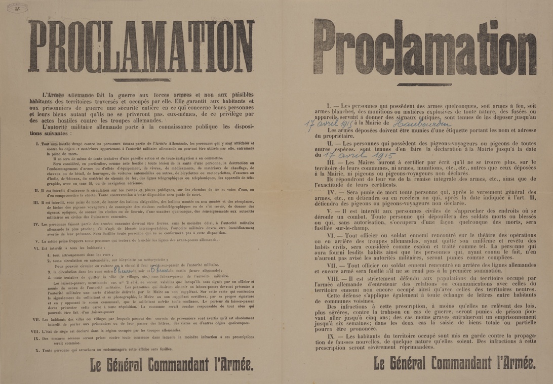 Zwei Proklamationen (Historisches Museum der Pfalz, Speyer CC BY)