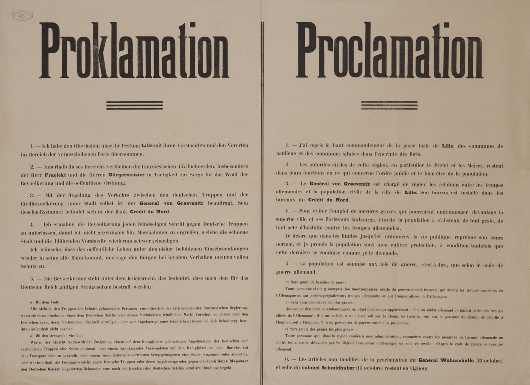 Proklamation Lille (Historisches Museum der Pfalz, Speyer CC BY)
