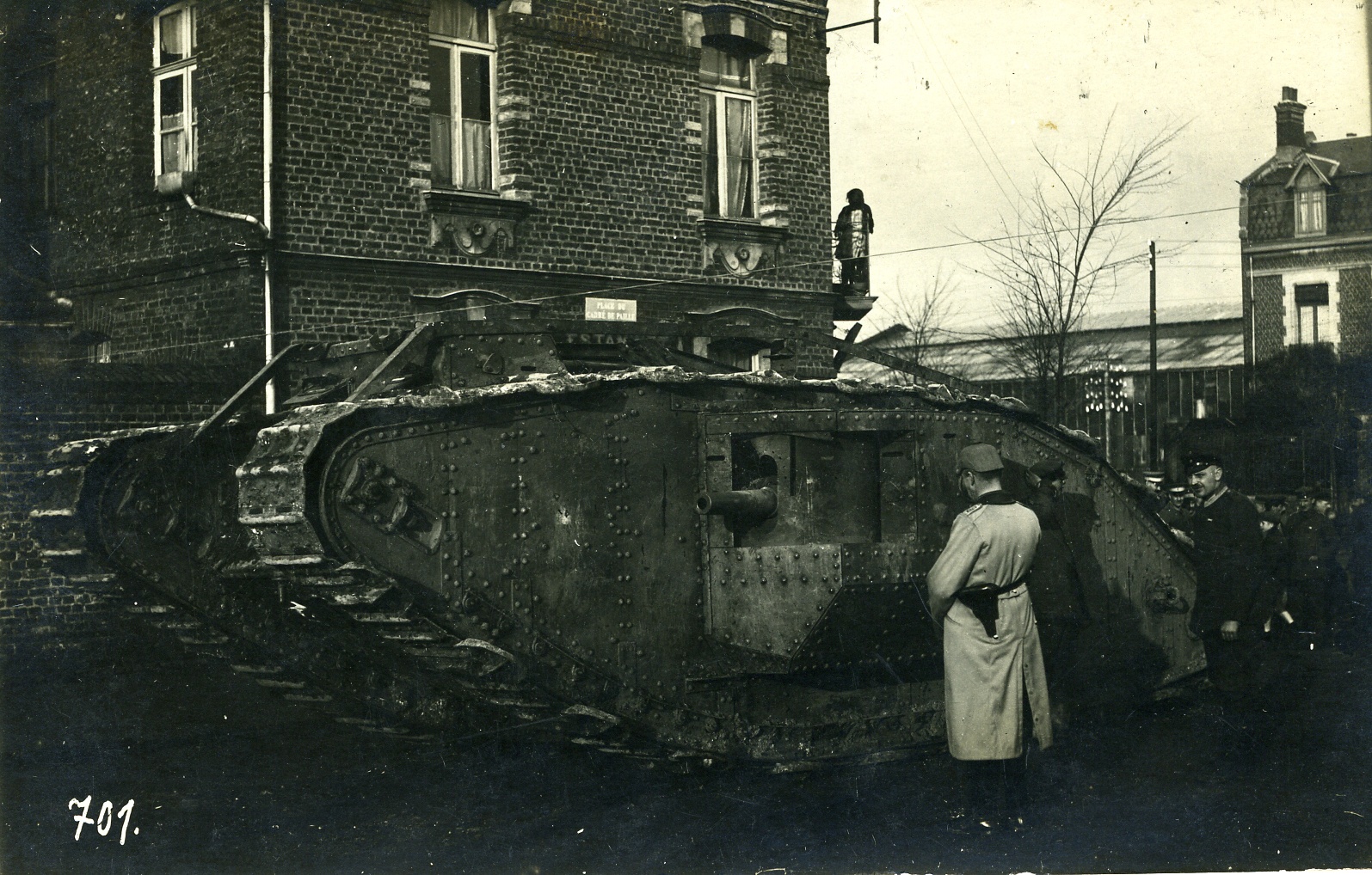 Fotopostkarte "engl. Tank" (Historisches Museum der Pfalz, Speyer CC BY)