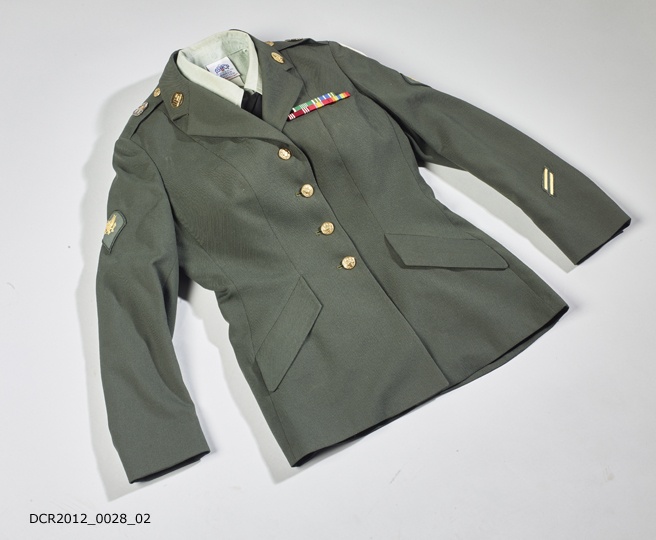Uniformjacke, Uniform Army Greens für Frauen ("dc-r" docu center ramstein CC BY-NC-SA)