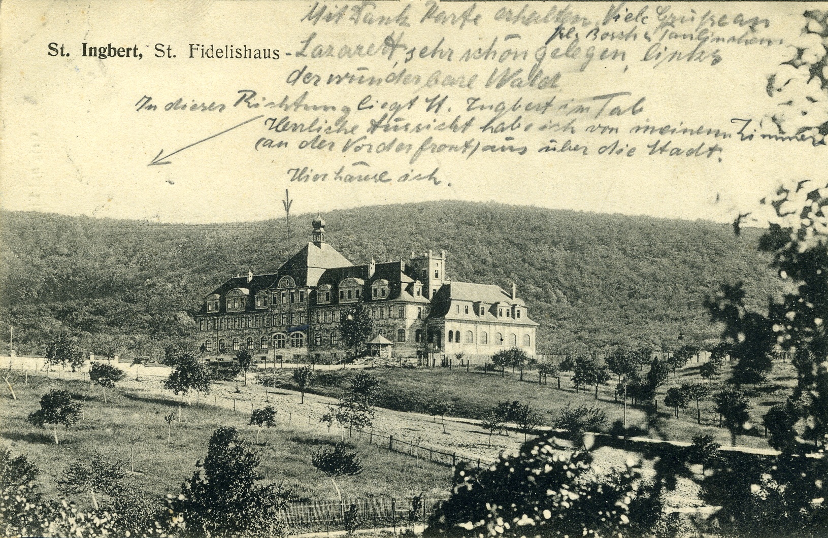 Fotopostkarte "St. Ingbert, St. Fidelishaus" (Historisches Museum der Pfalz, Speyer CC BY)