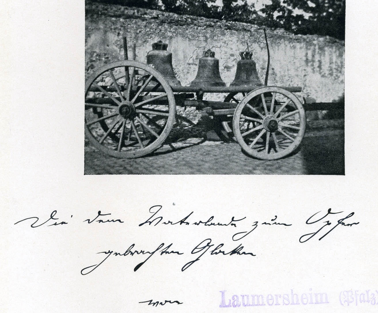 Fotografie "Die Glocken von Laumersheim" (Historisches Museum der Pfalz, Speyer CC BY)