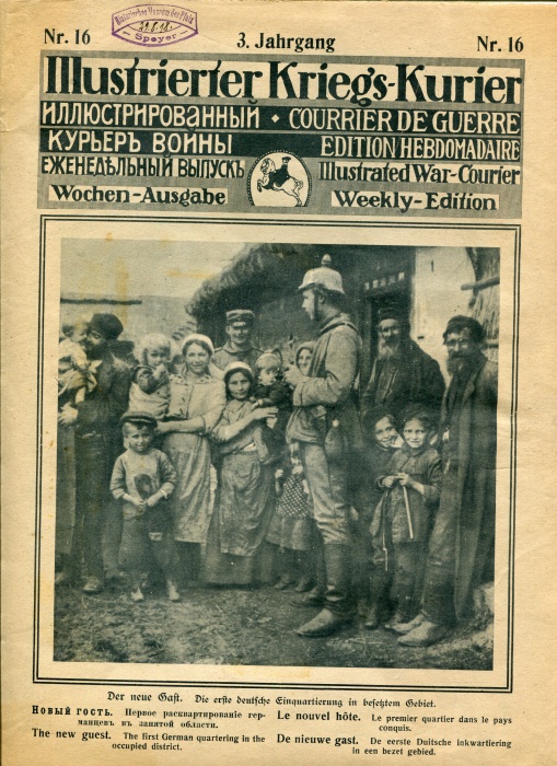 Zeitschrift "Illustrierter Kriegs-Kurier, Nr.16" (Historisches Museum der Pfalz, Speyer CC BY-NC-ND)