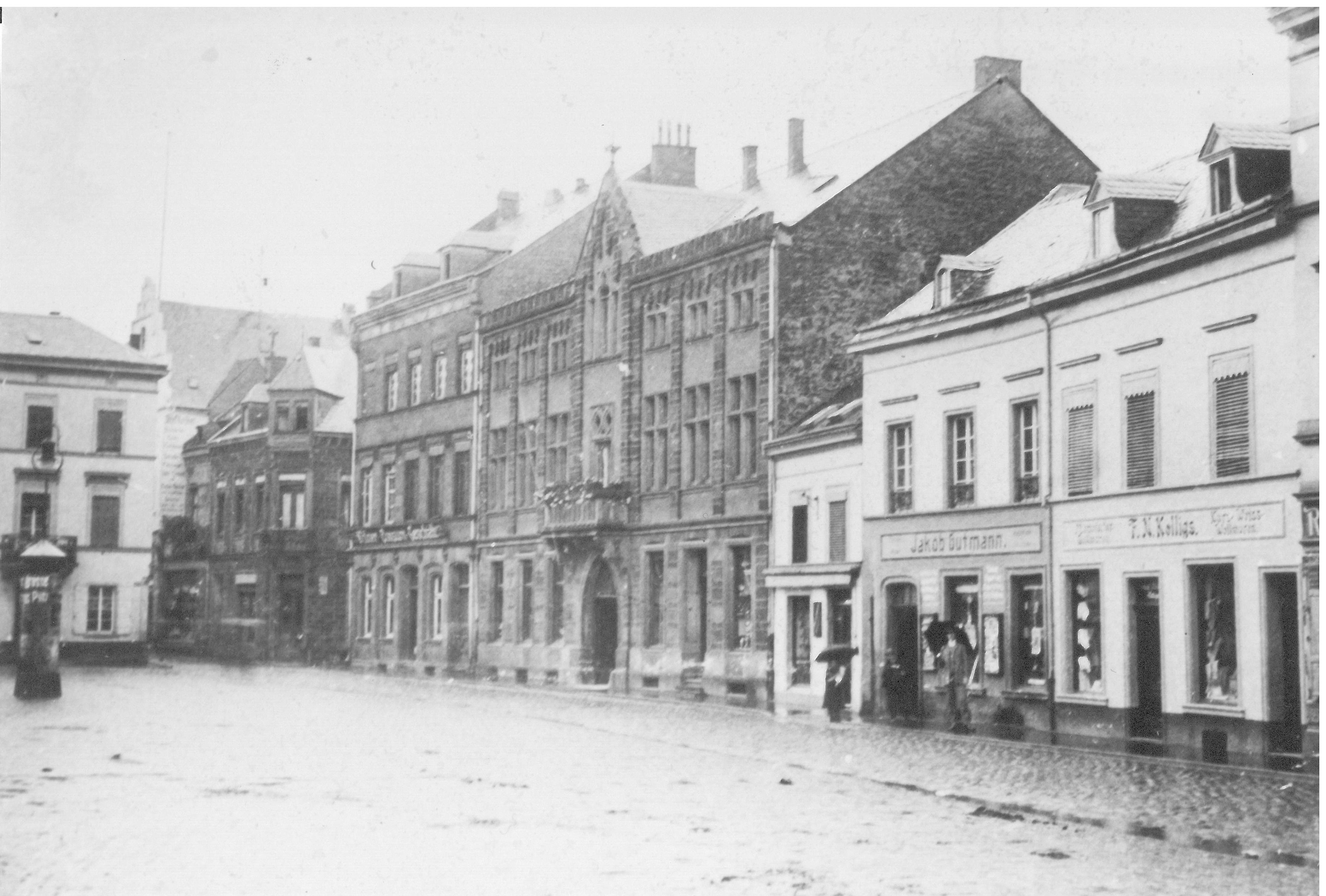 Fotografie des Andernacher Marktplatz (Stadtmuseum Andernach CC BY-NC-SA)