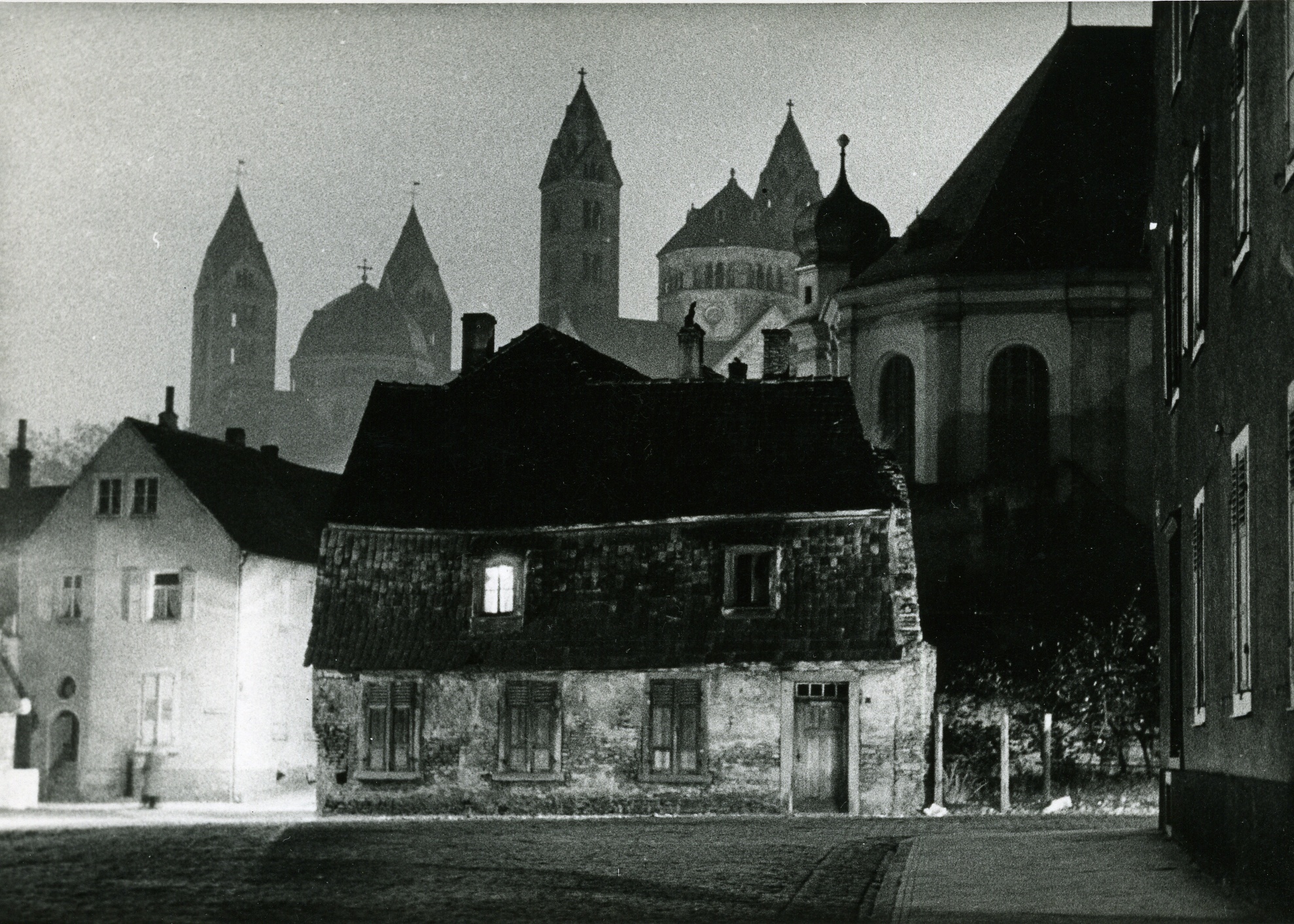 Fotografie "Kaiserdom Speyer (Ansicht Westfassade XIX) (Historisches Museum der Pfalz, Speyer CC BY-NC)