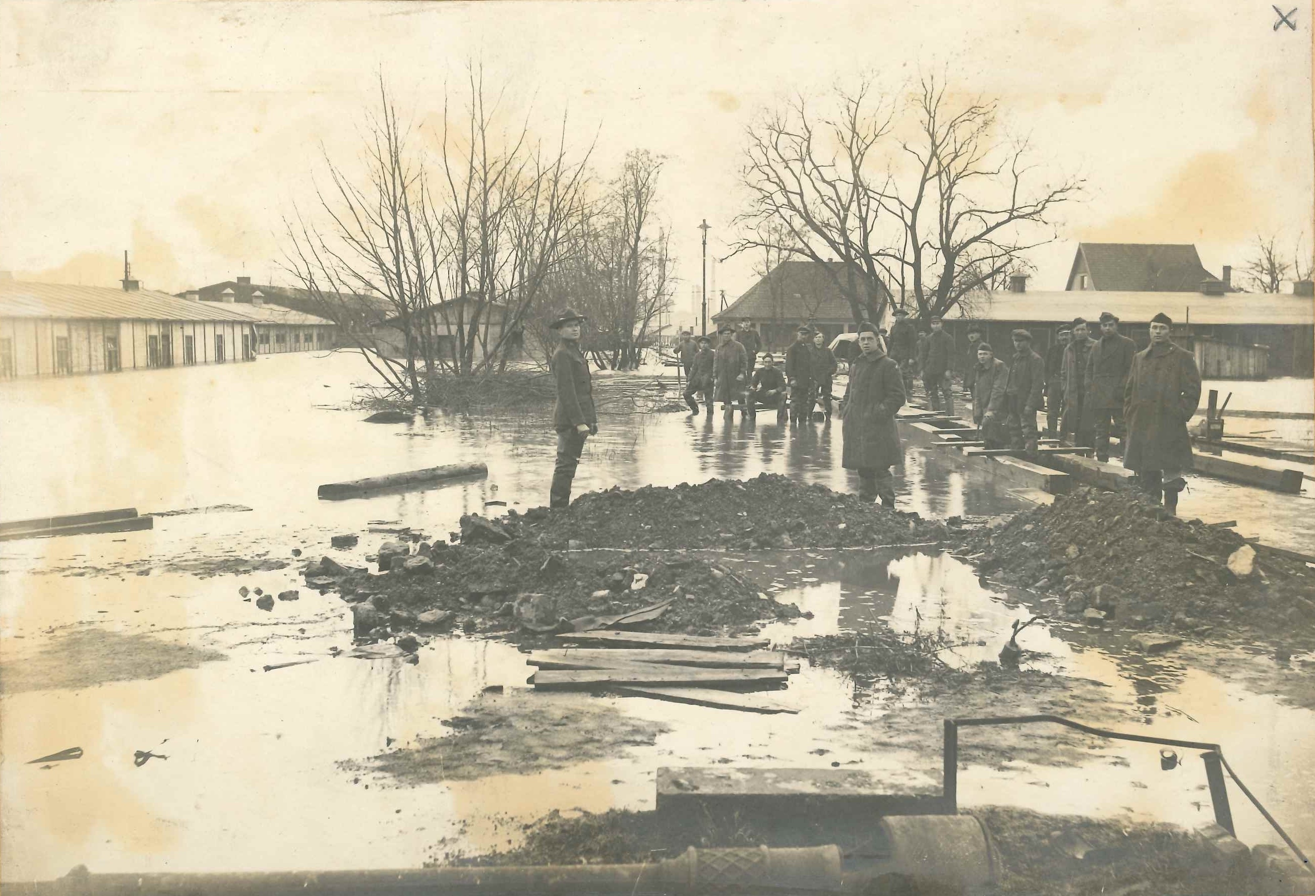 Hochwasser 1920 (Rheinisches Eisenkunstguss-Museum CC BY-NC-SA)