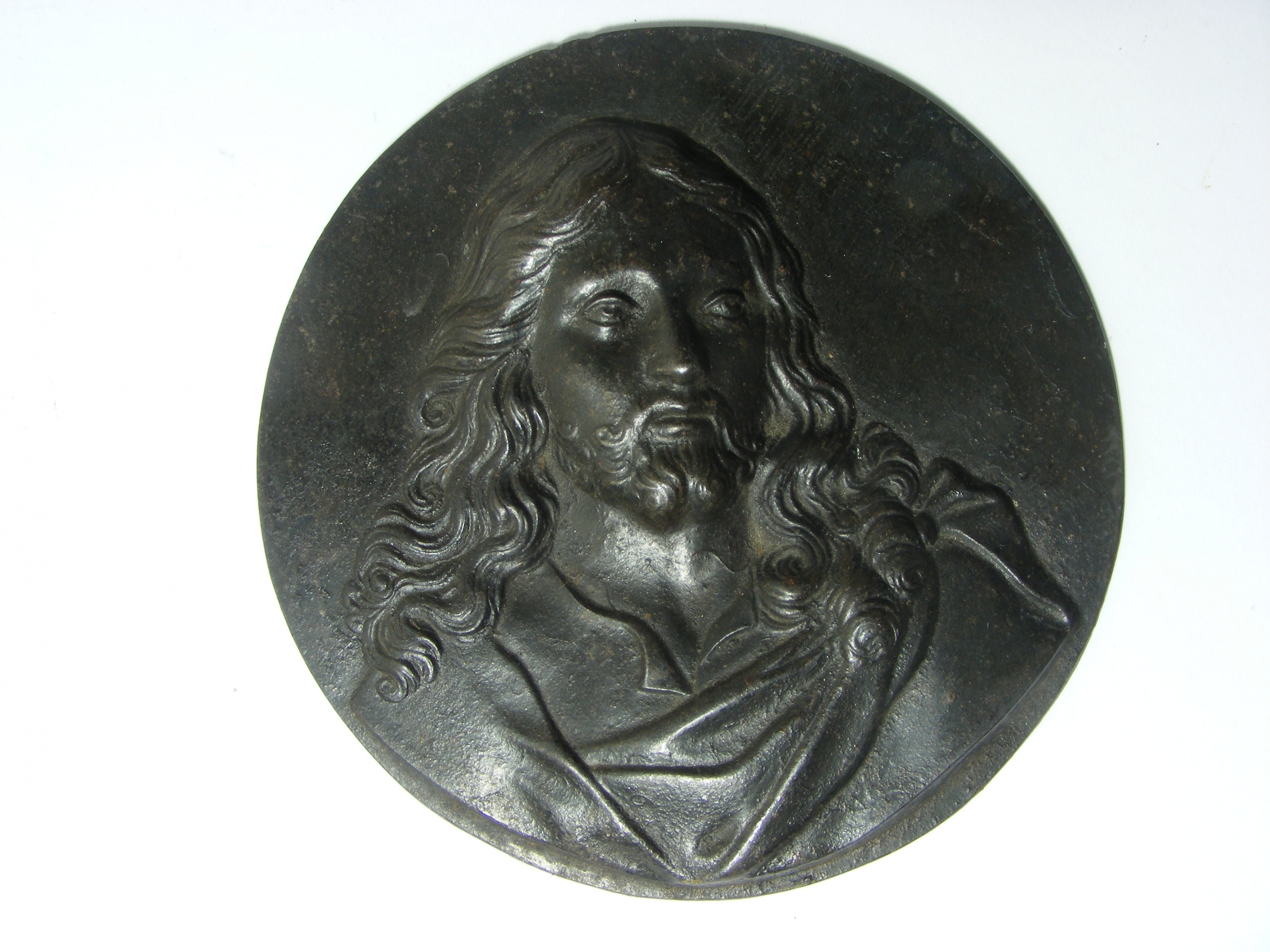 Medaillon "Christus" (Rheinisches Eisenkunstguss-Museum CC BY-NC-SA)