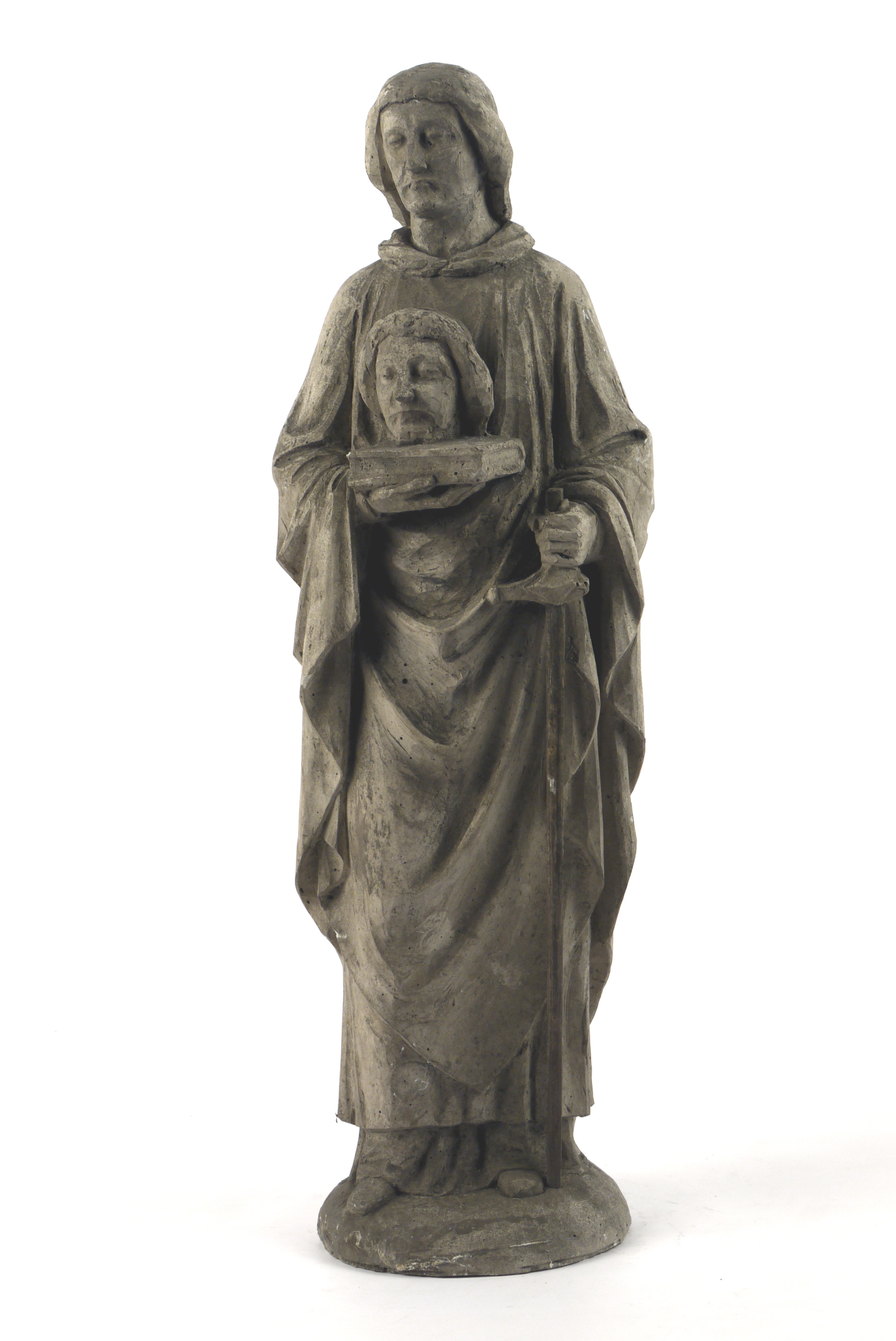 Heiliger mit Buch, Schwert und abgeschlagenem Kopf (Historisches Museum der Pfalz, Speyer CC BY)