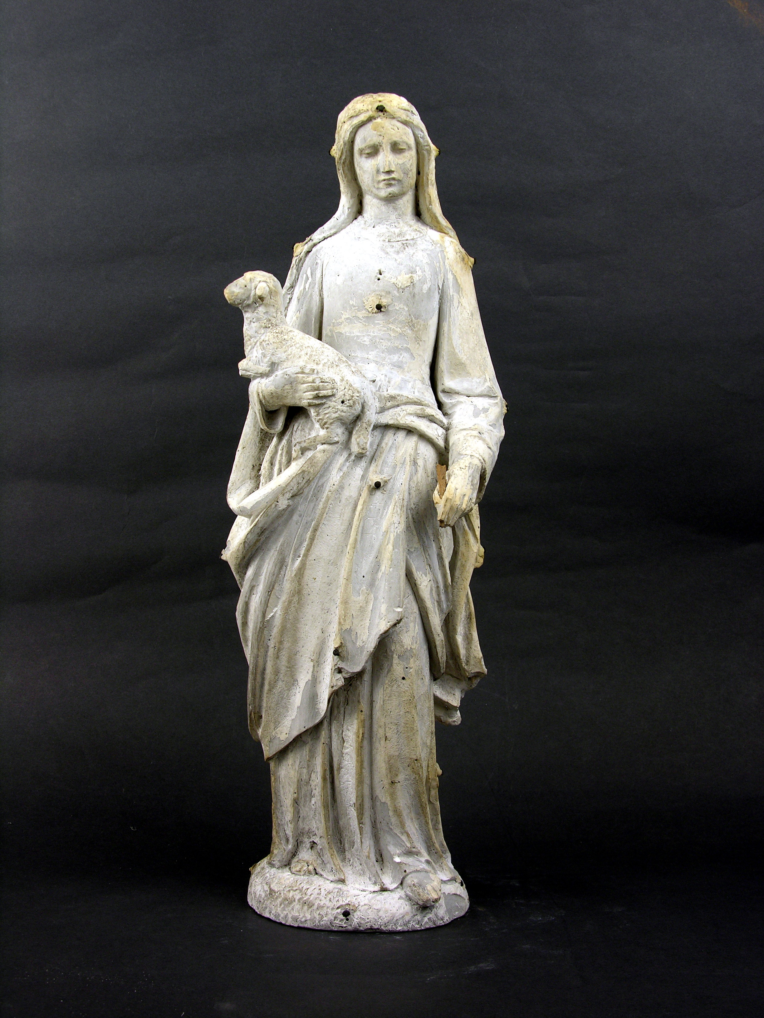 Heilige Agnes mit Lamm (Historisches Museum der Pfalz, Speyer CC BY)
