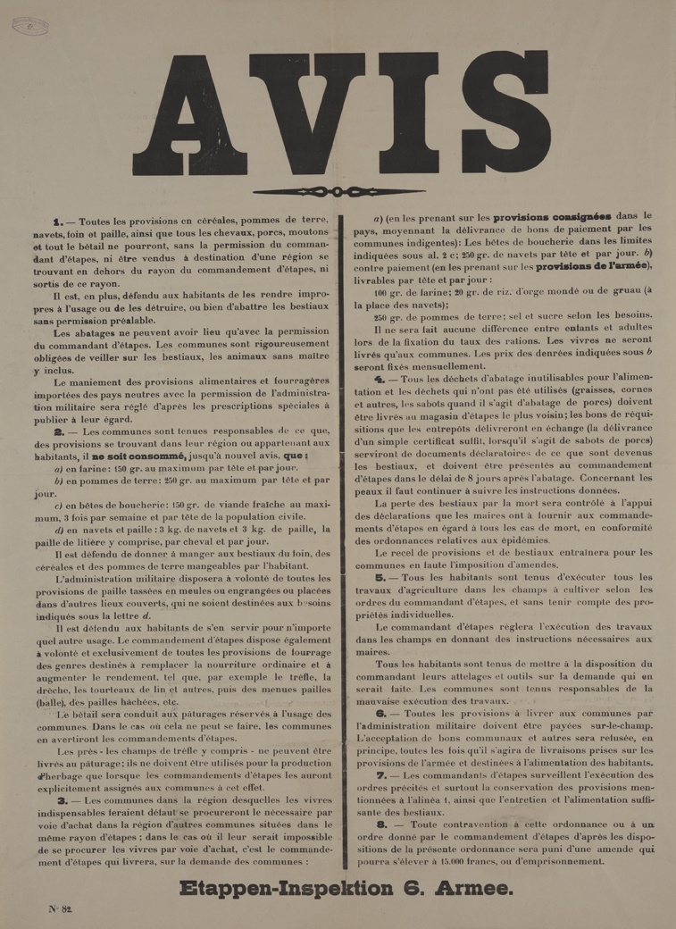 Plakat in Frankreich, 1914-1918 (Historisches Museum der Pfalz, Speyer CC BY)