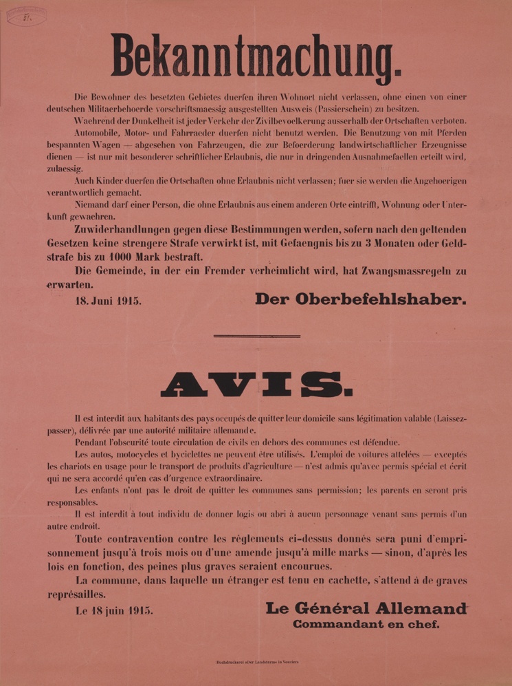 Plakat 1915 (Historisches Museum der Pfalz, Speyer CC BY)