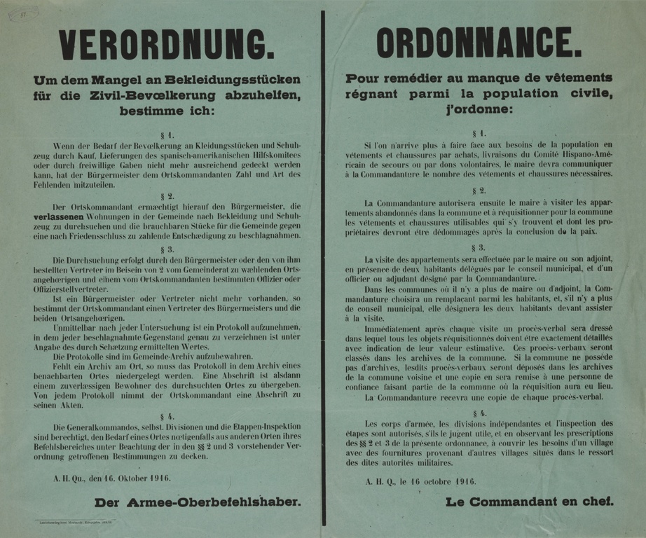 Plakat 1916 (Historisches Museum der Pfalz, Speyer CC BY)