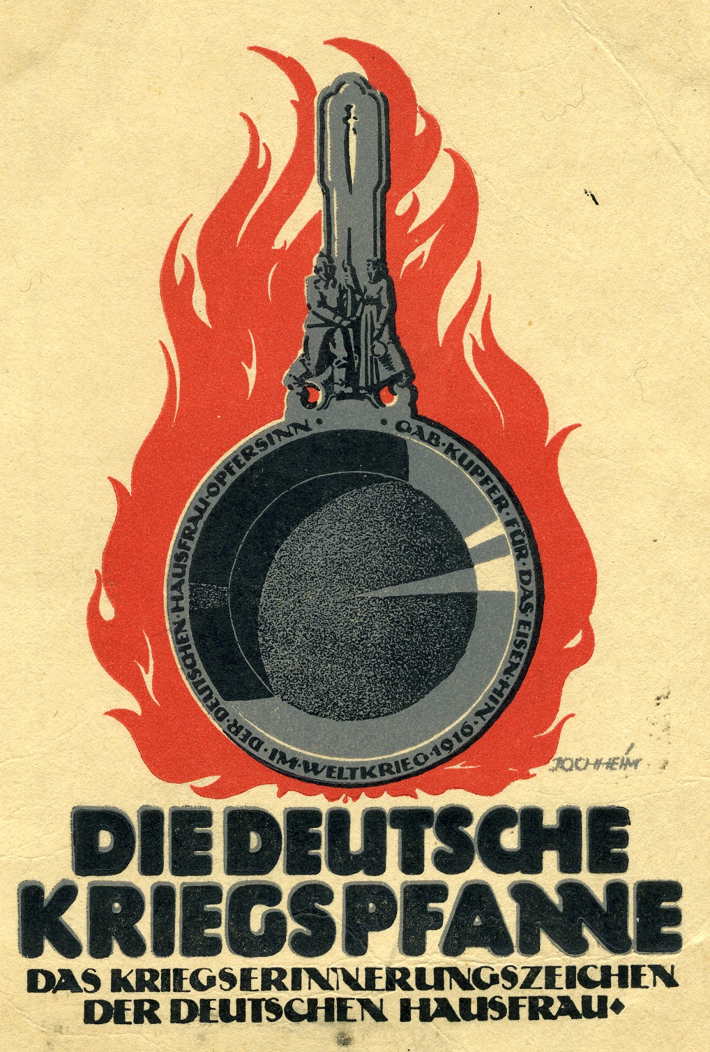 Bildpostkarte Kriegspfanne (Historisches Museum der Pfalz, Speyer CC BY)