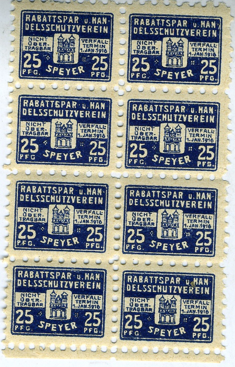 Briefmarkenbogen (Historisches Museum der Pfalz, Speyer CC BY)