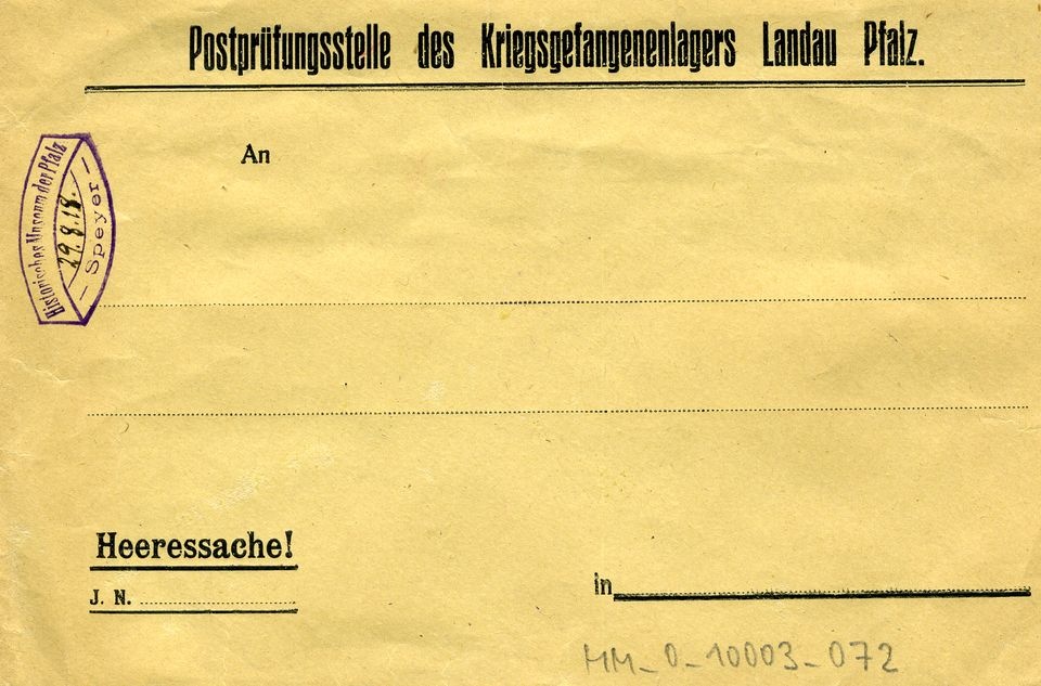 Briefumschlag (Historisches Museum der Pfalz, Speyer CC BY)