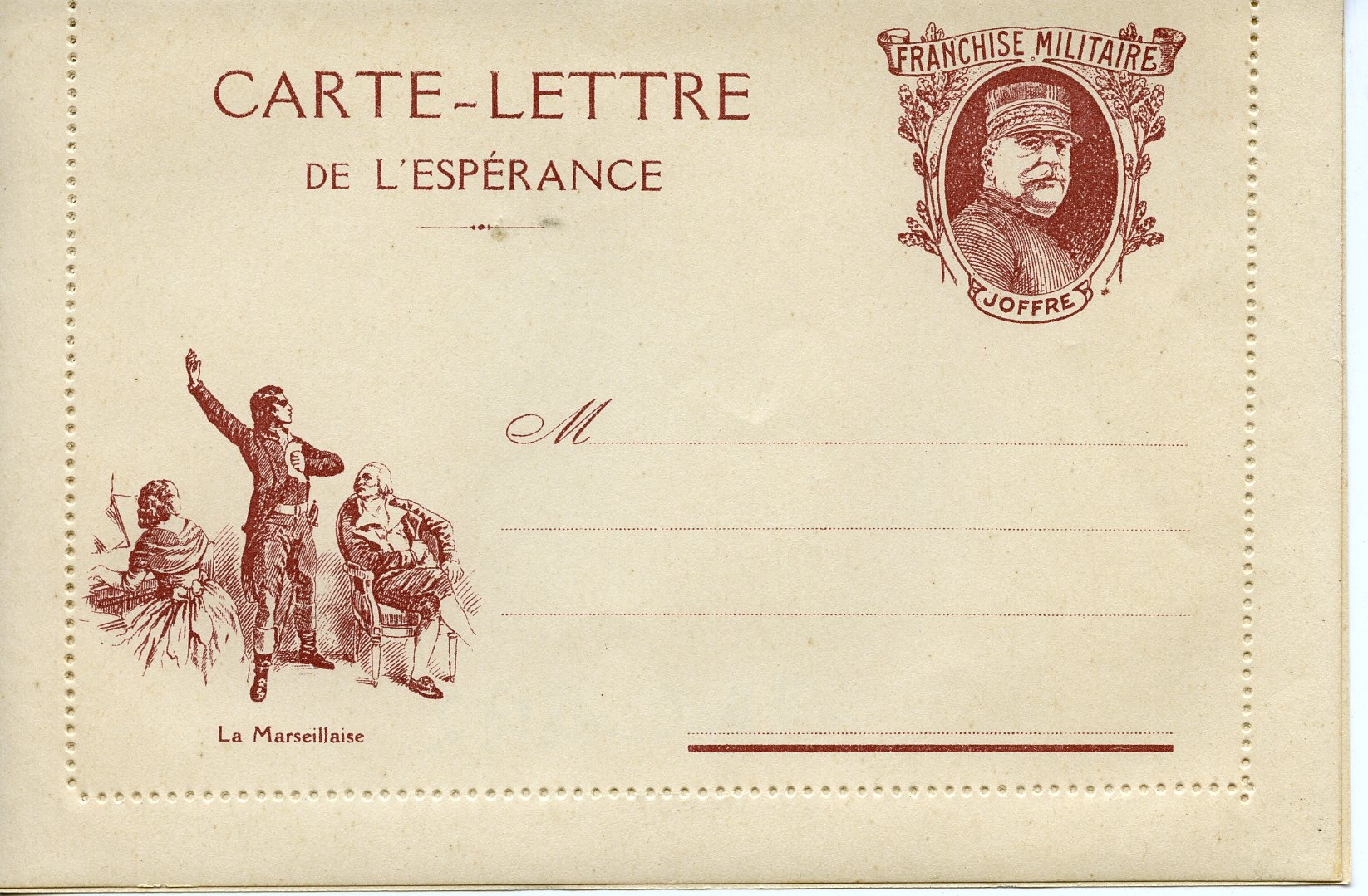 Postkarte "Carte-Lettre" (Historisches Museum der Pfalz, Speyer CC BY)