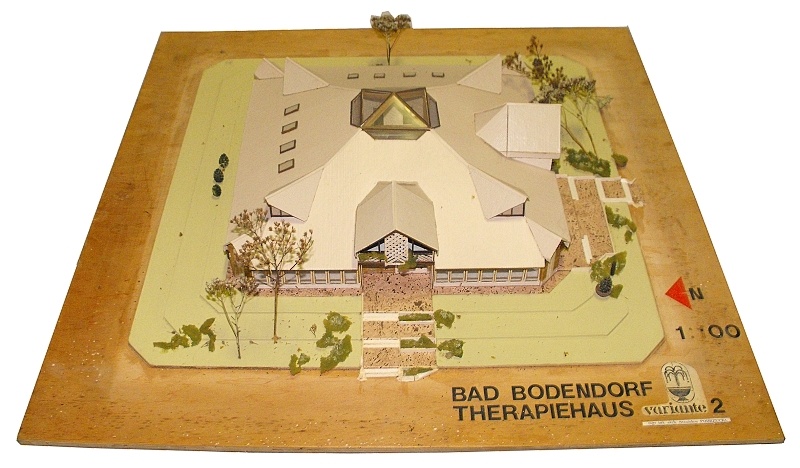 Modell Therapiehaus Hoischen (Heimatmuseum und -Archiv Bad Bodendorf CC BY-NC-SA)