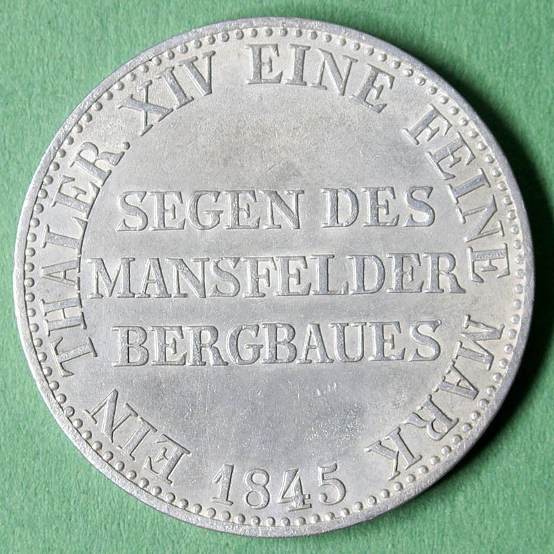 Ein Thaler von Friedrich Wilhelm IV. König von Preußen (Heimatmuseum und -Archiv Bad Bodendorf CC BY-NC-SA)