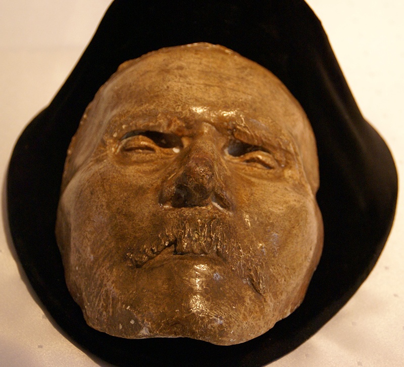 Totenmaske von Friedrich Wilhelm Raiffeisen (Deutsches Raiffeisenmuseum CC BY-NC-SA)
