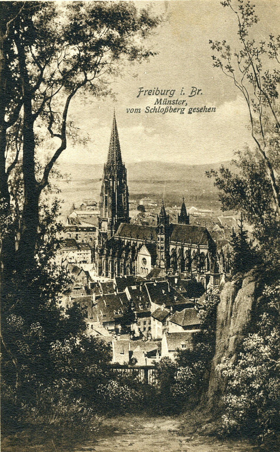 Feldpostkarte aus Freiburg im Breisgau 1915 (Historisches Museum der Pfalz, Speyer CC BY)