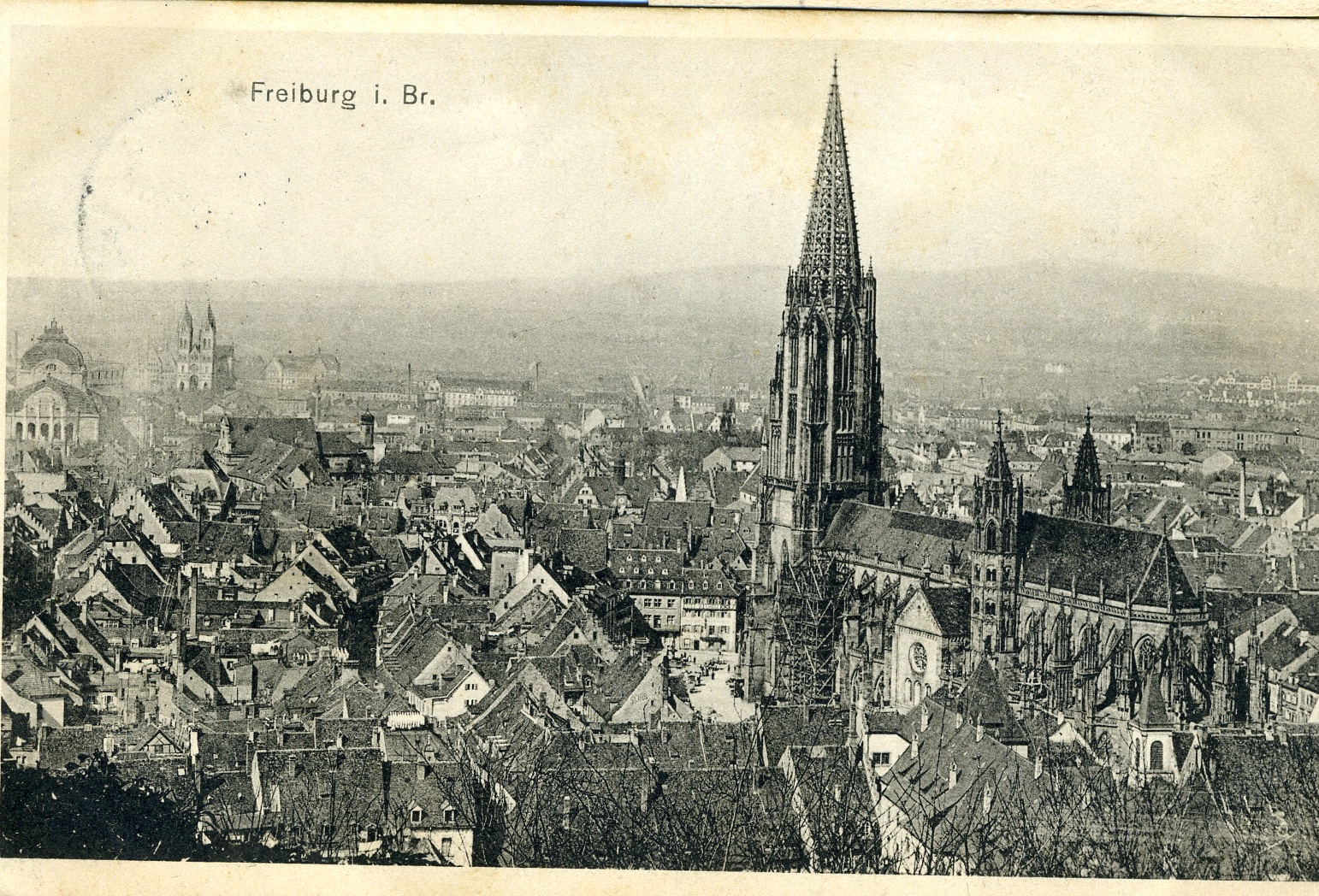 Feldpostkarte aus Freiburg im Breisgau 1915 (Historisches Museum der Pfalz, Speyer CC BY)