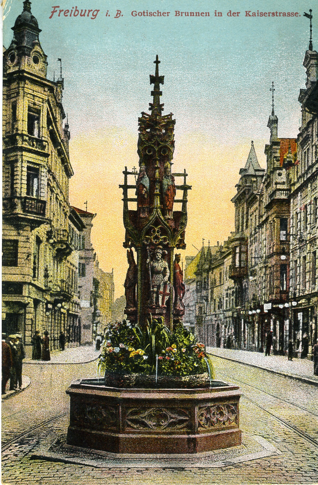 Postkarte aus Freiburg im Breisgau 1917 (Historisches Museum der Pfalz, Speyer CC BY)