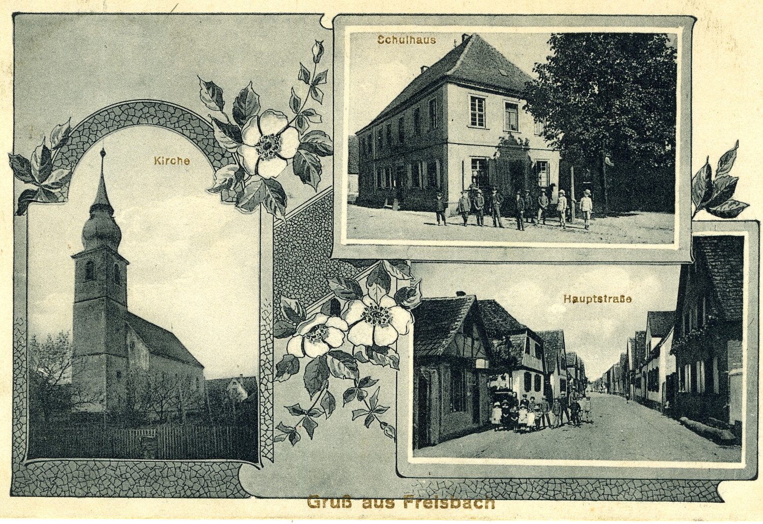 Postkarte aus Freisbach 1916 (Historisches Museum der Pfalz, Speyer CC BY)