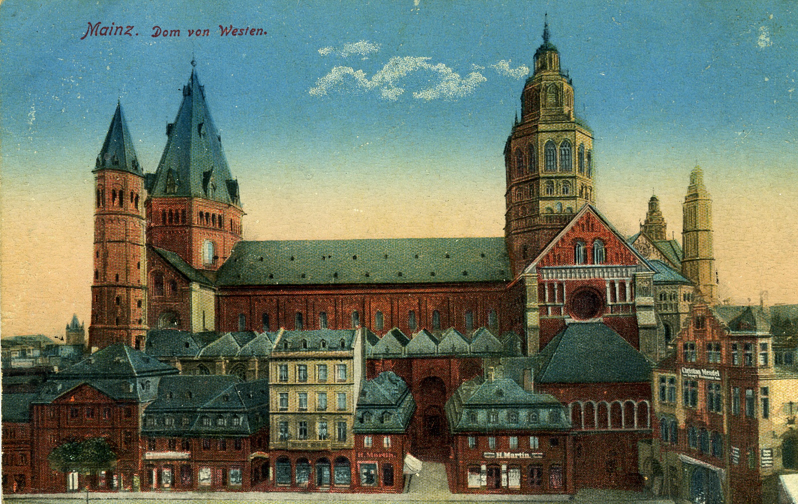 Feldpostkarte aus Lüttich 1916 (Historisches Museum der Pfalz, Speyer CC BY)