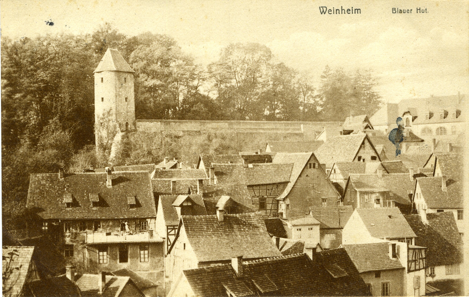 Feldpostkarte aus Weinheim 1916 (Historisches Museum der Pfalz, Speyer CC BY)