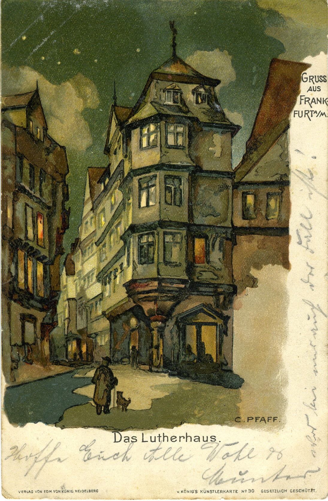Postkarte Frankfurt am Main 1907 (Historisches Museum der Pfalz, Speyer CC BY)