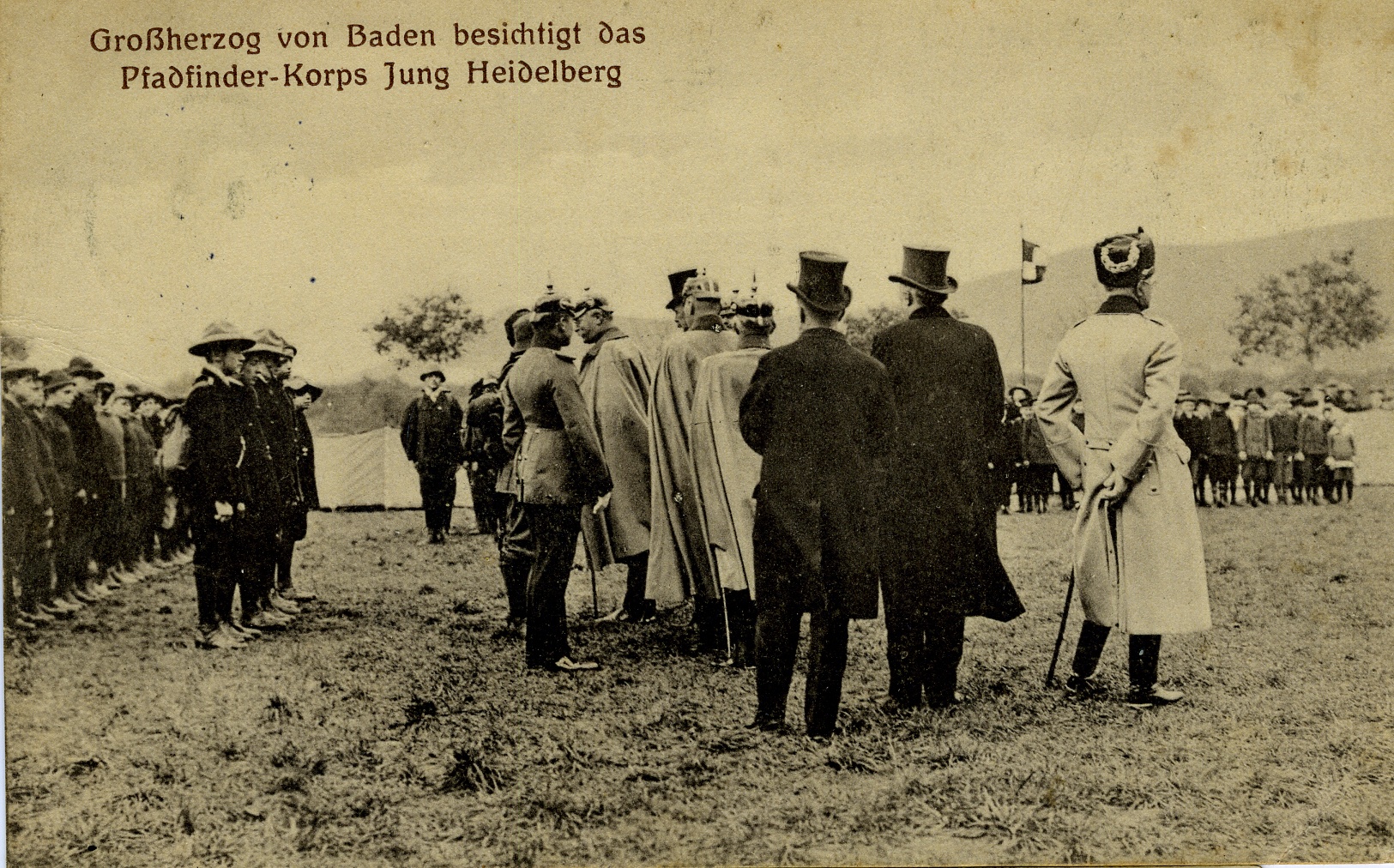 Postkarte Edingen 1913 (Historisches Museum der Pfalz, Speyer CC BY)
