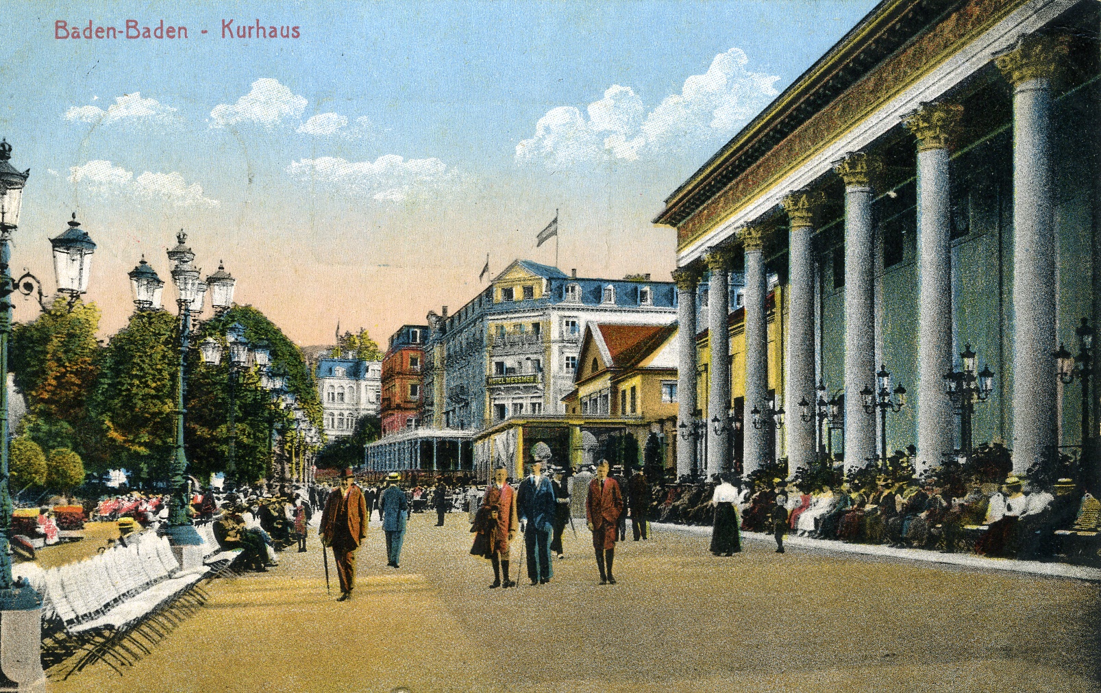 Postkarte Baden-Baden (Historisches Museum der Pfalz, Speyer CC BY)