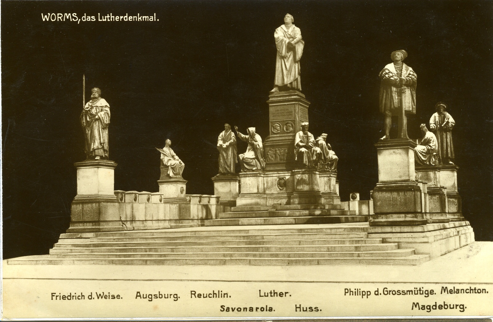 PostkarteWorms 1929 (Historisches Museum der Pfalz, Speyer CC BY)