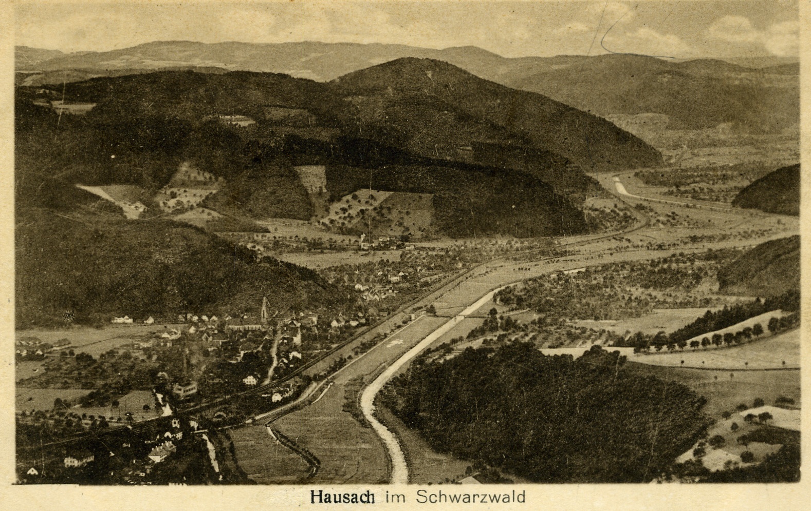 Postkarte Hausach (Historisches Museum der Pfalz, Speyer CC BY)