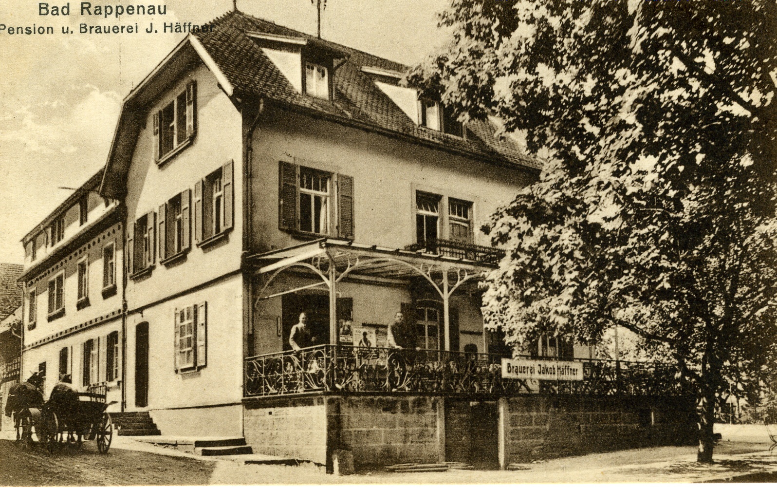 Postkarte Bad Rappenau 1928 (Historisches Museum der Pfalz, Speyer CC BY)