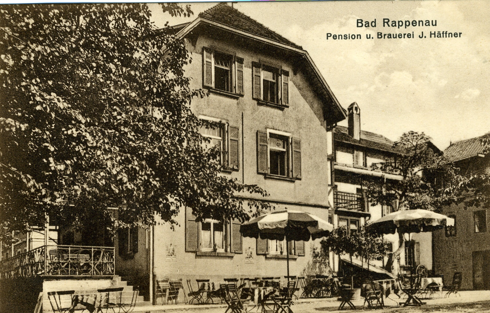 Postkarte Bad Rappenau 1928 (Historisches Museum der Pfalz, Speyer CC BY)