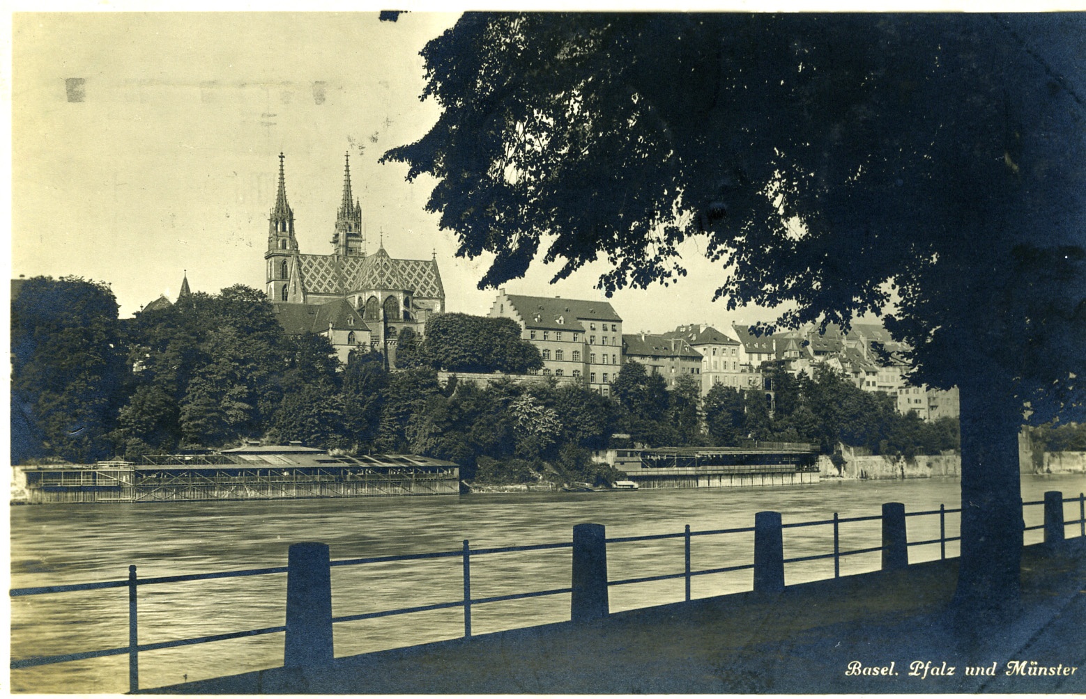 Postkarte Basel 1930 (Historisches Museum der Pfalz, Speyer CC BY)