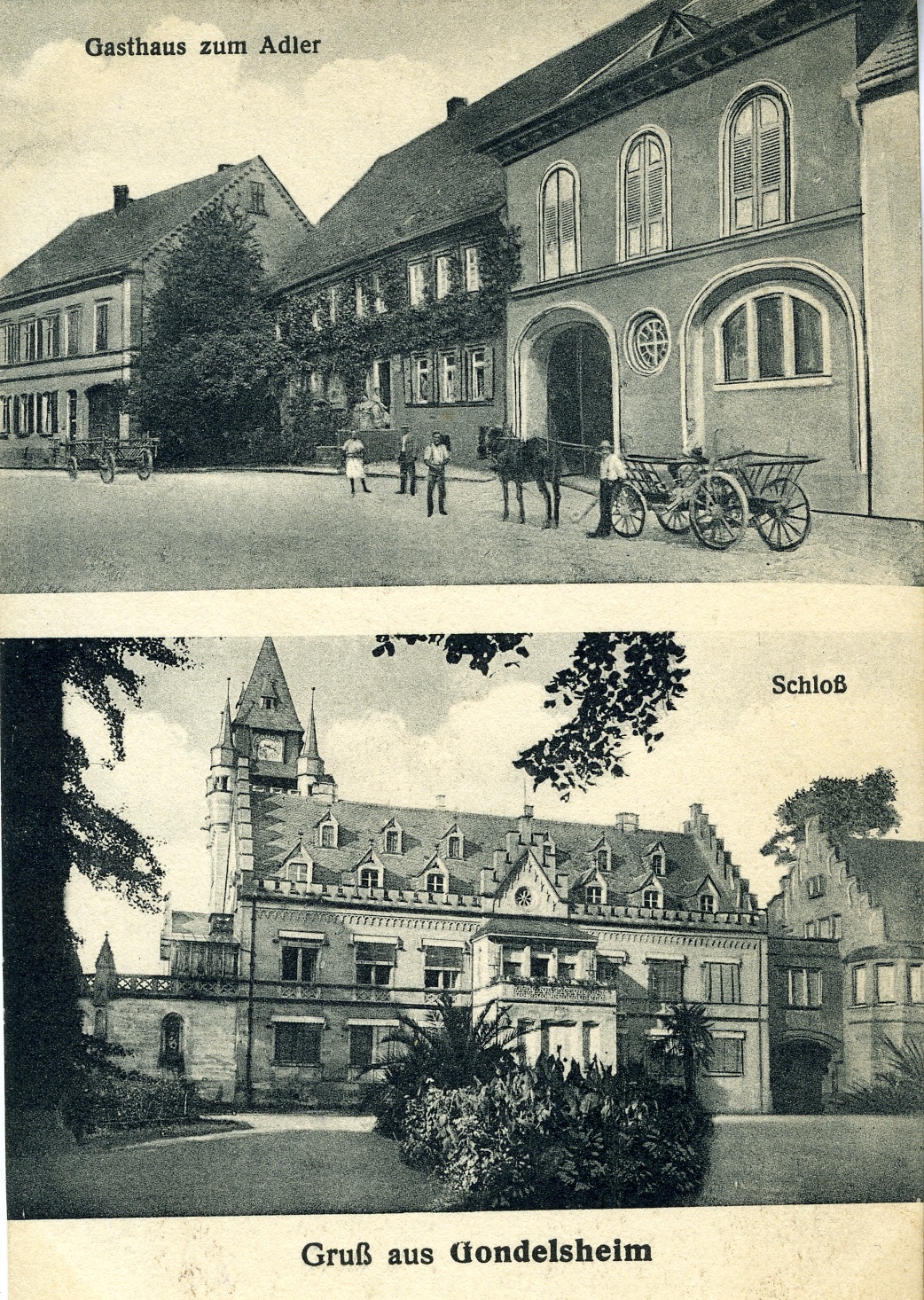 Postkarte Gondelsheim (Historisches Museum der Pfalz, Speyer CC BY)