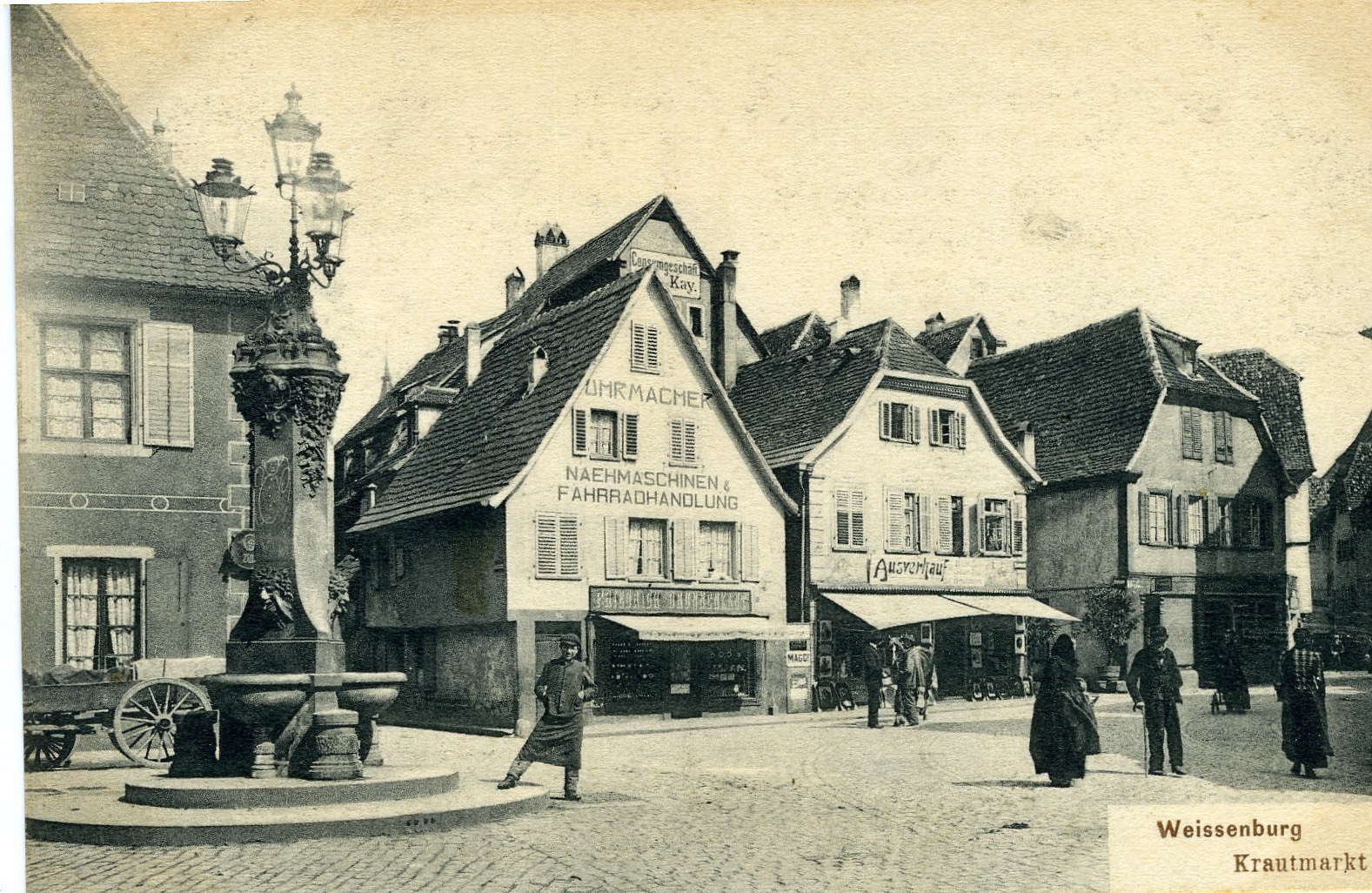 Postkarte Weißenburg (Historisches Museum der Pfalz, Speyer CC BY-NC-ND)