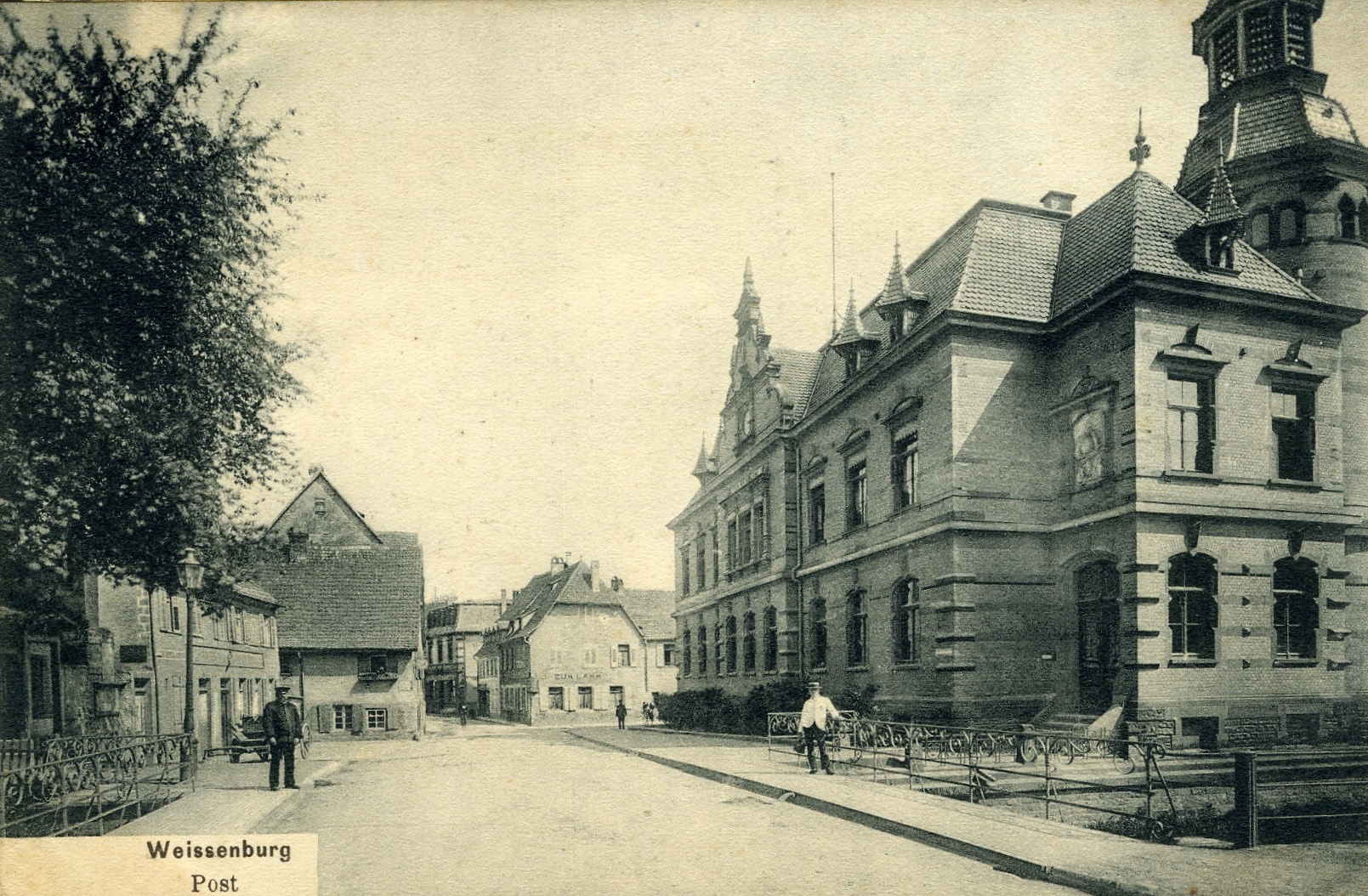Postkarte Weißenburg (Historisches Museum der Pfalz, Speyer CC BY-NC-ND)