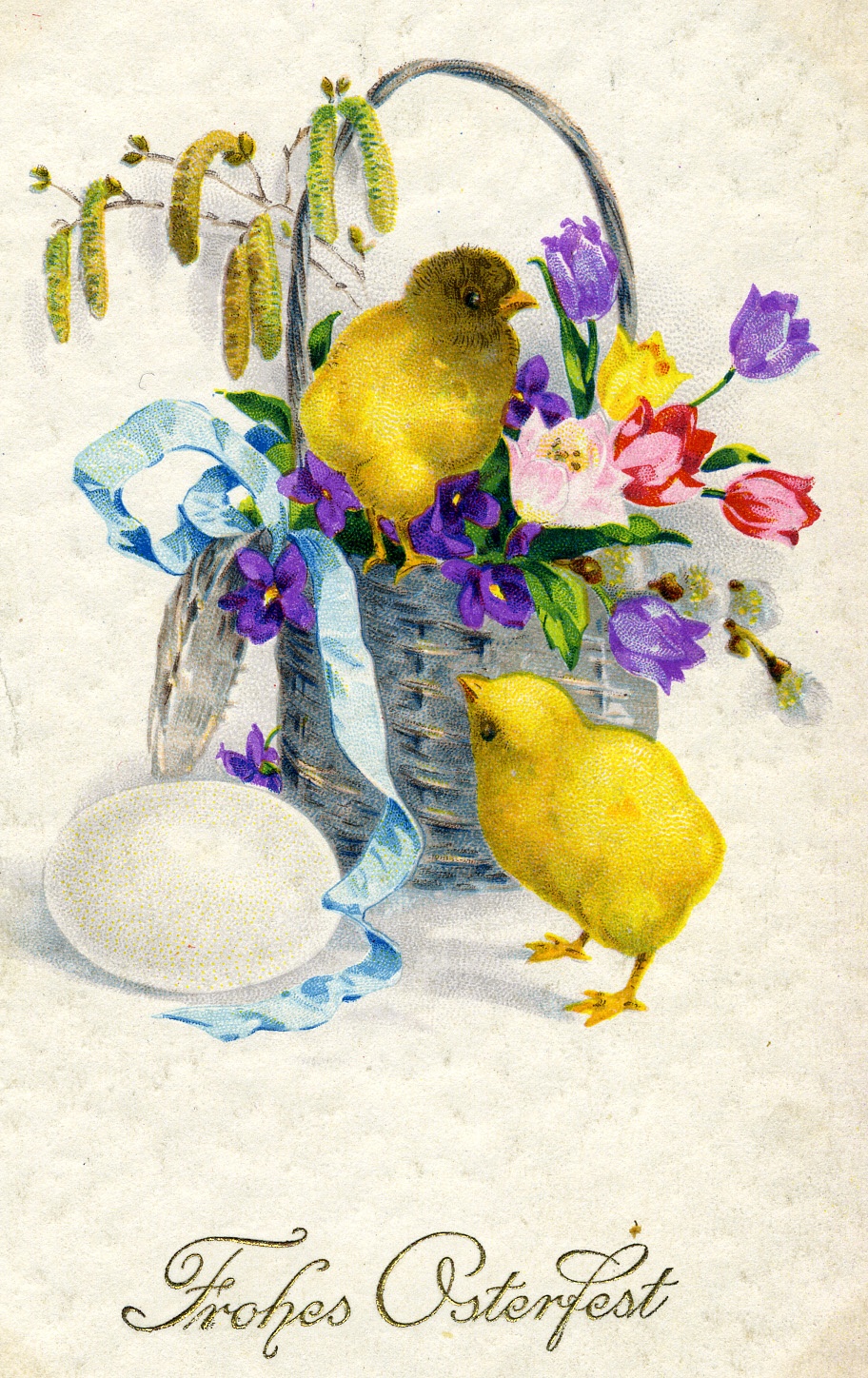 Postkarte Ostern 1929 (Historisches Museum der Pfalz, Speyer CC BY)
