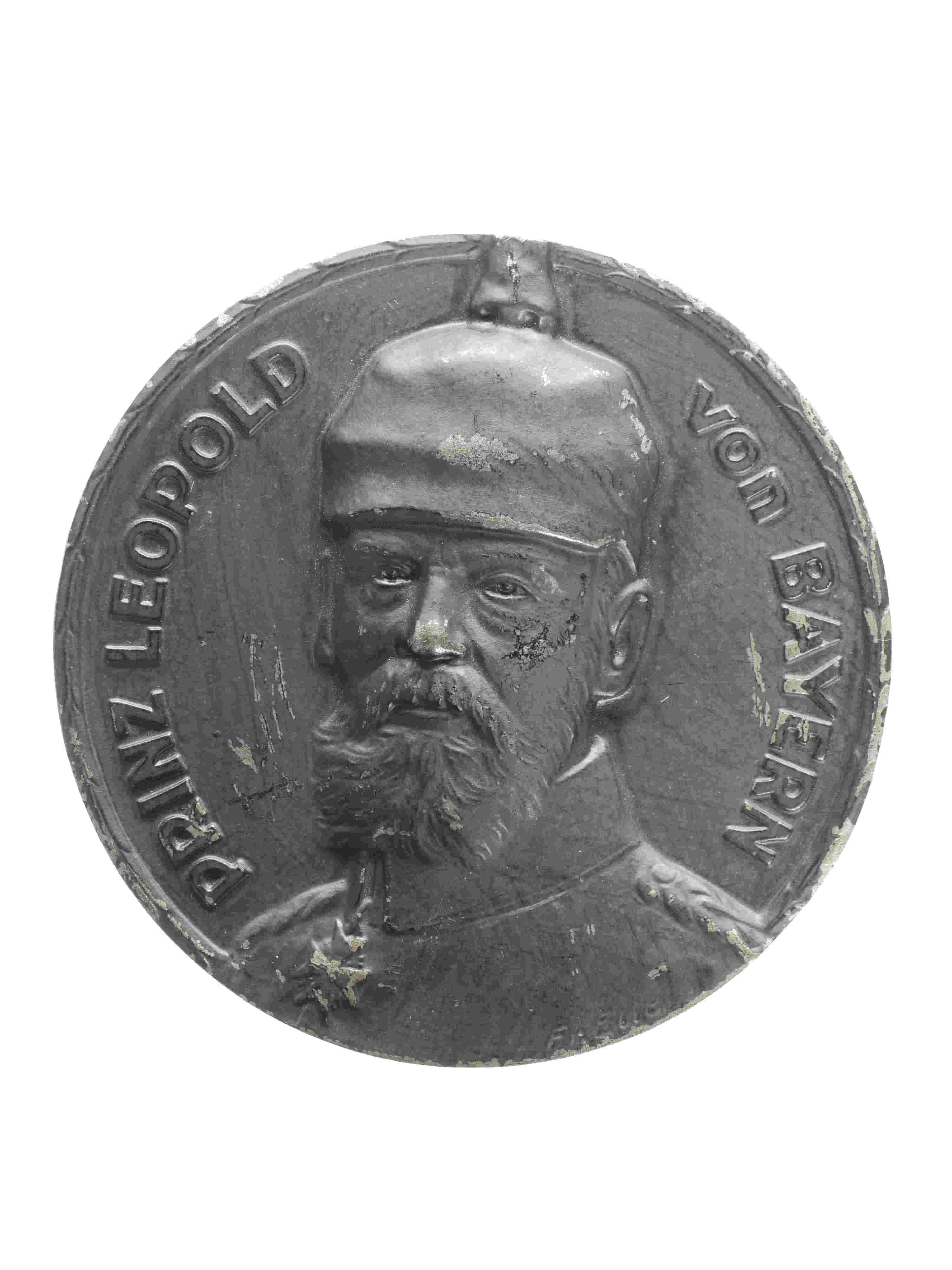 Medaille "Prinz Leopold von Bayern" 1915 (Historisches Museum der Pfalz, Speyer CC BY)