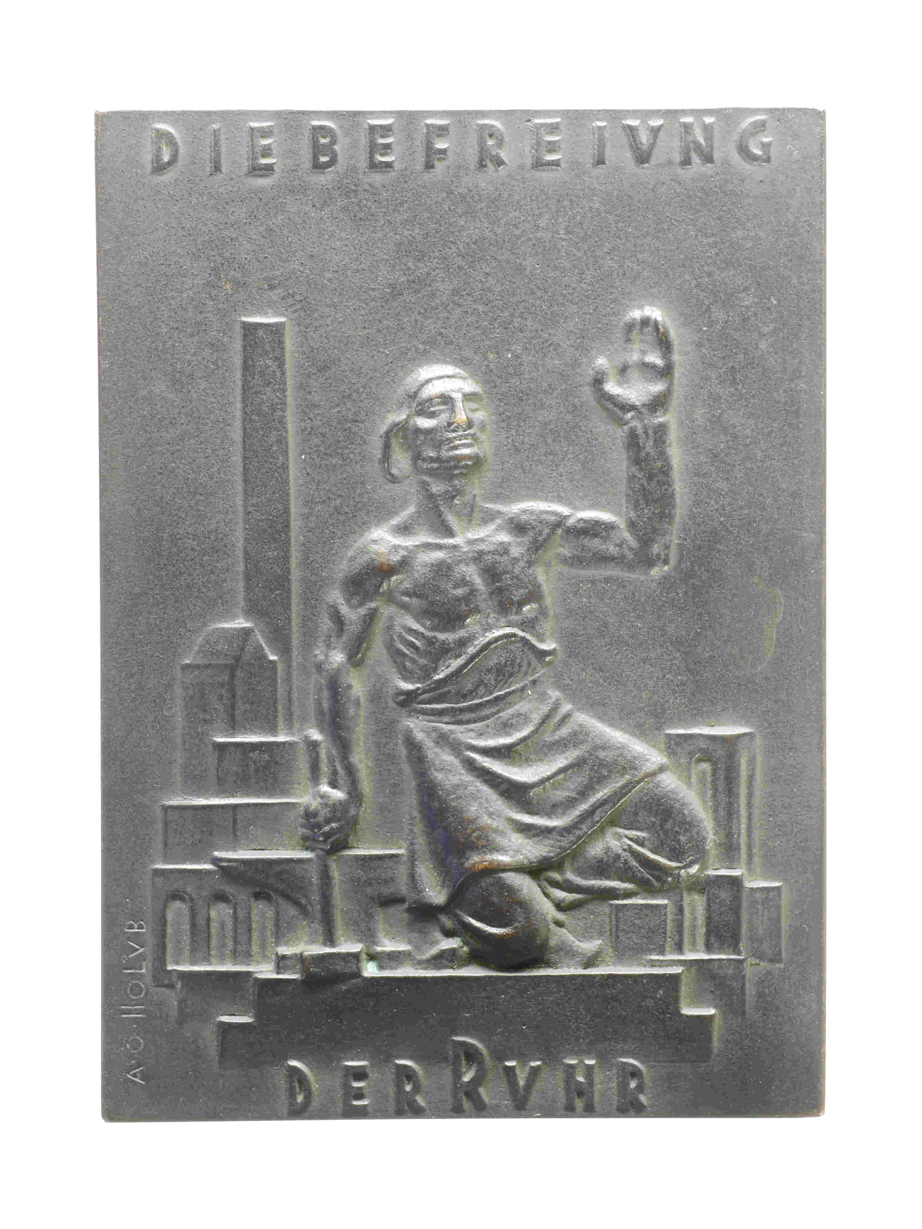 Medaille "Die Befreiung der Ruhr" 1925 (Historisches Museum der Pfalz, Speyer CC BY)